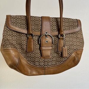 Brown Coach Shoulder Bag